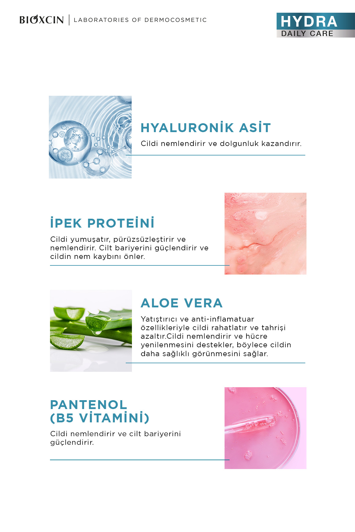 Hydra Arındırıcı Cilt Bakımı Yüz Yıkama Jeli + Makyaj Temizleme Suyu + Nemlendirici Tonik Üçlü Set — BxnSetHydra — تصویر 5 از 5
