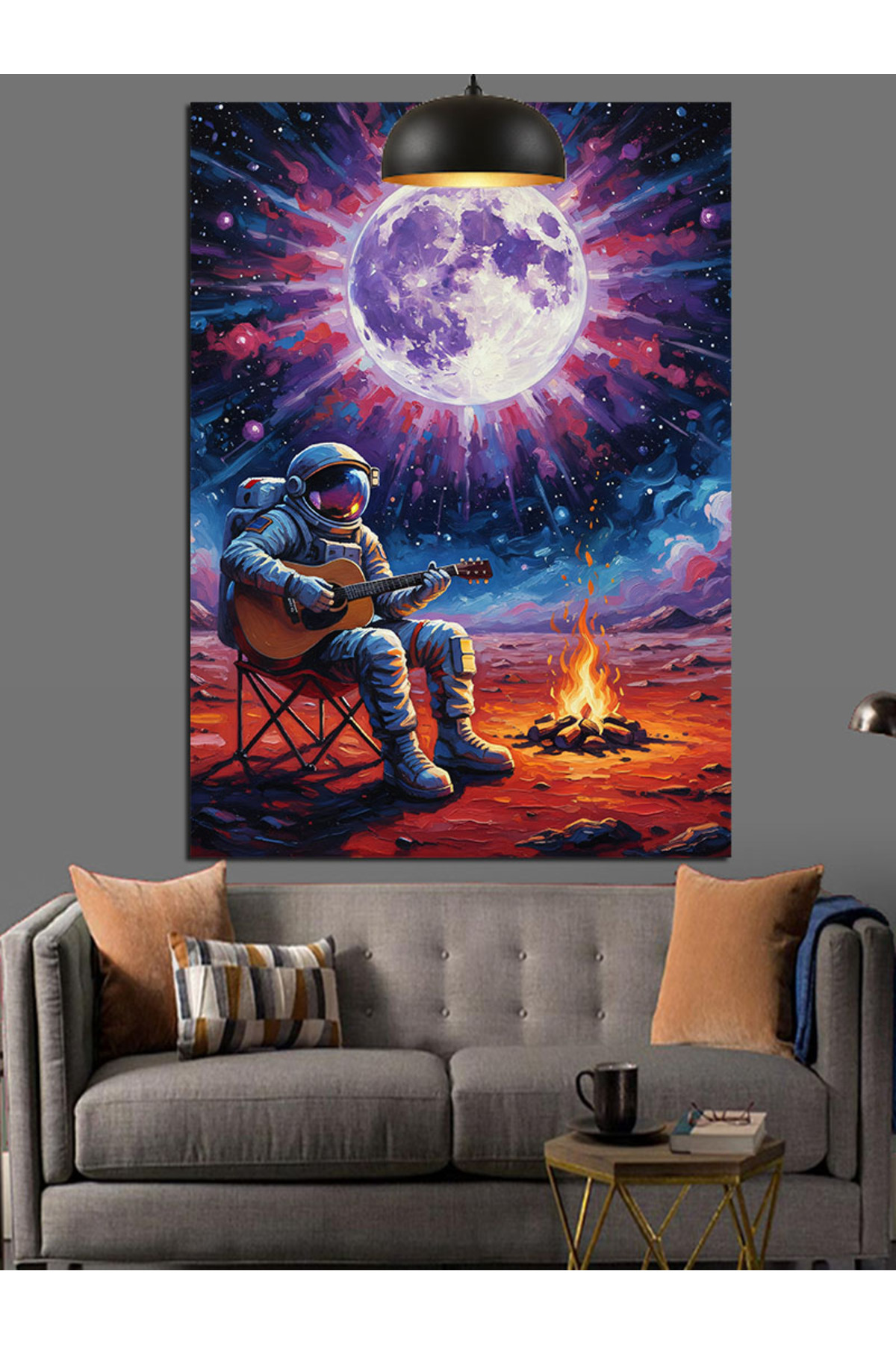Ay ışığı Yüksek kaliteli yağlı boya dokulu Kanvas Canvas Tablo kanvas tablo canvas tablo duvar deko