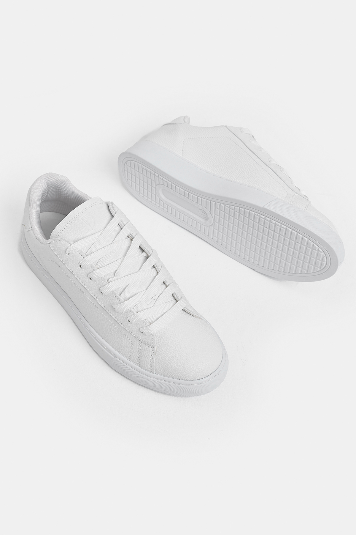 Tonny Black  Erkek Beyaz Poli Taban Bağcıklı Günlük Spor Ayakkabı - Görsel 3