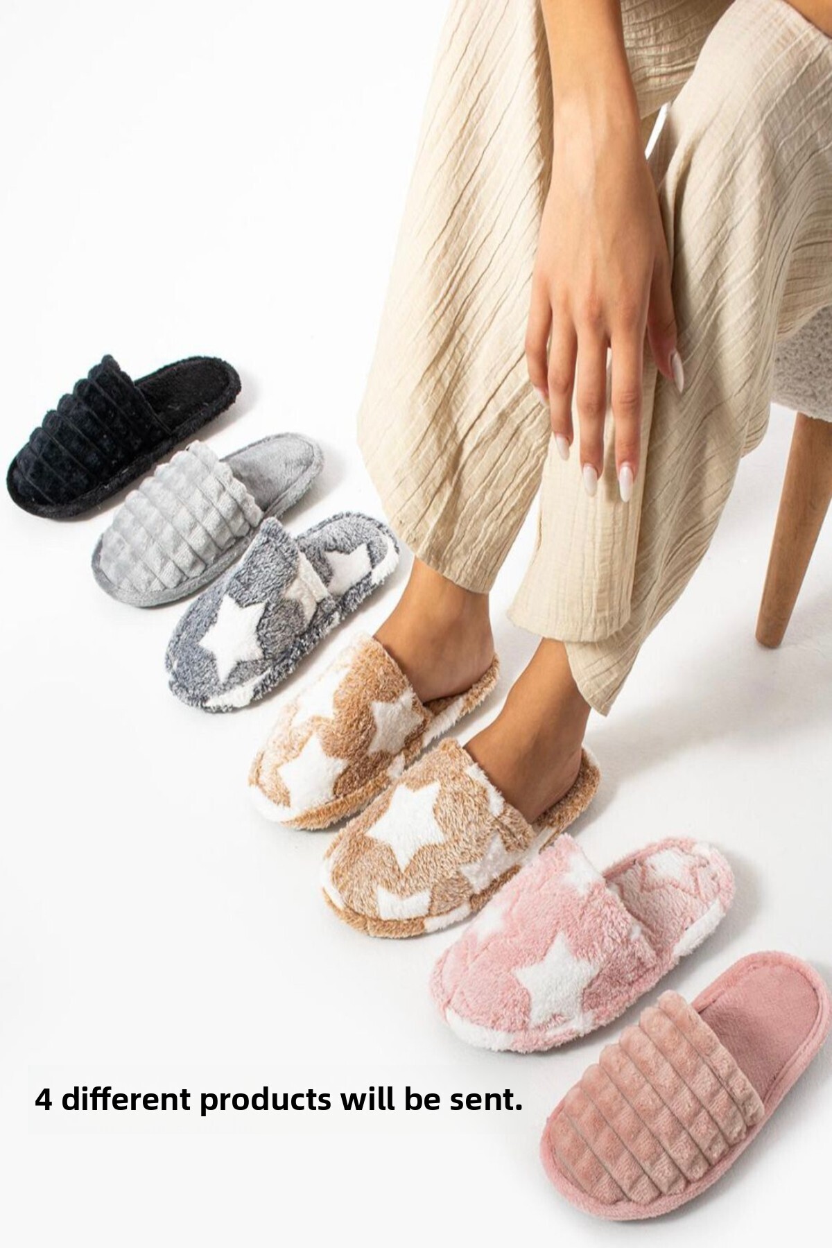 İlkem Balenie 4 kusov uzavretých predných papúč Darčeková súprava papučiek pre hostí veno