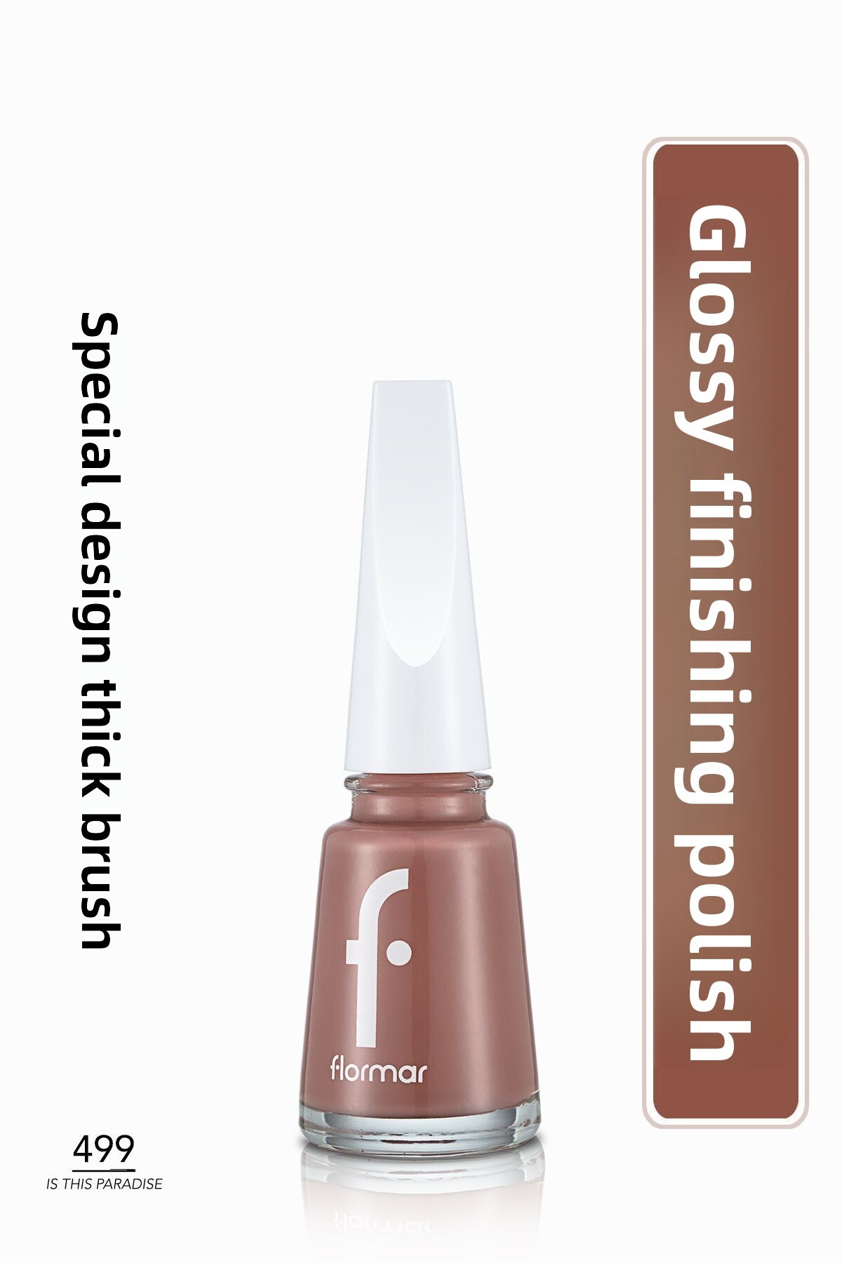 Flormar Classic High Pigment Nail Polish - Nail Enamel -499 Is This Paradise ...