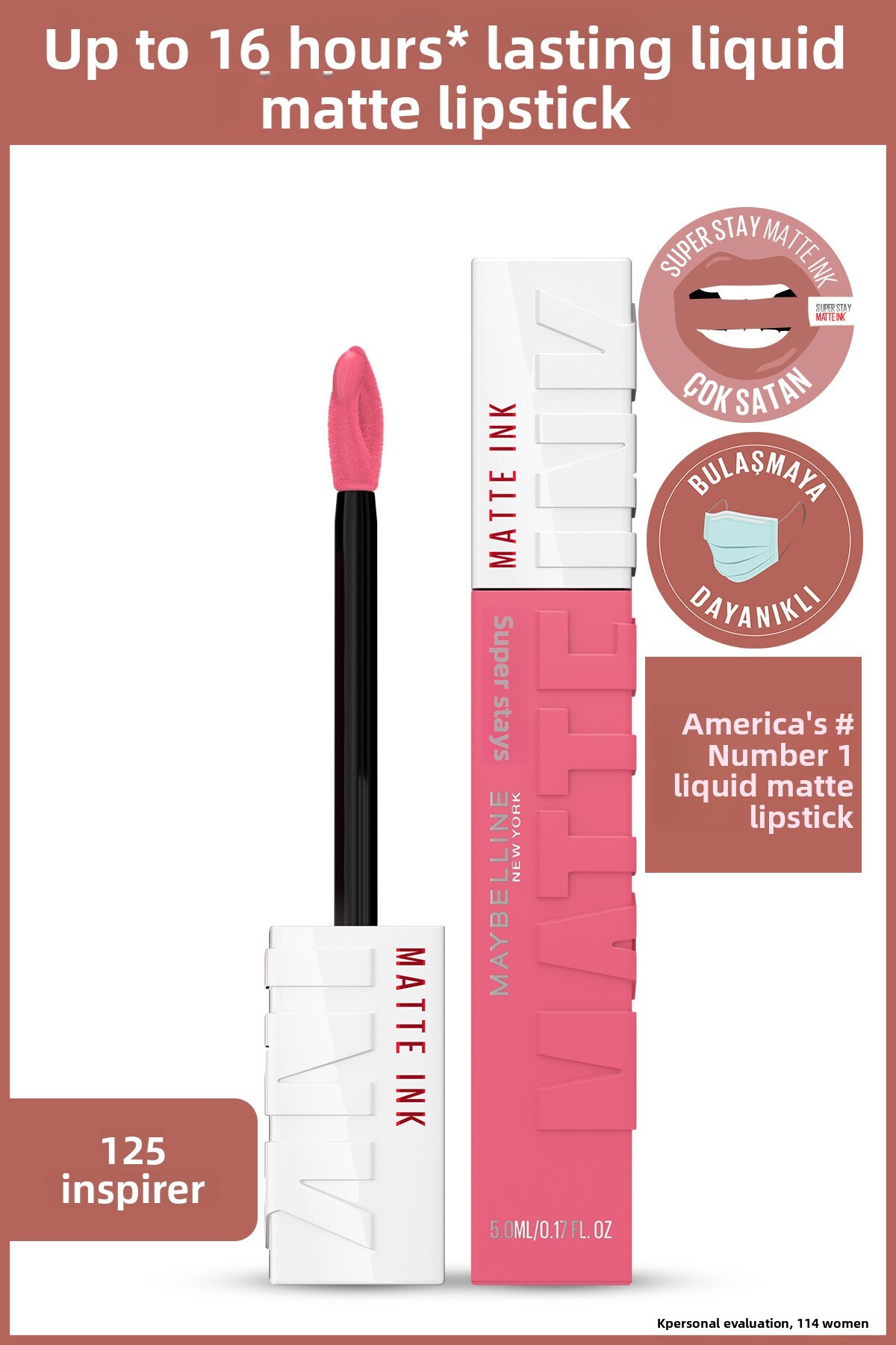 Maybelline New York Super Stay Matte Ink City Edition Liquid Matte Lipstick - 125 Inspirer