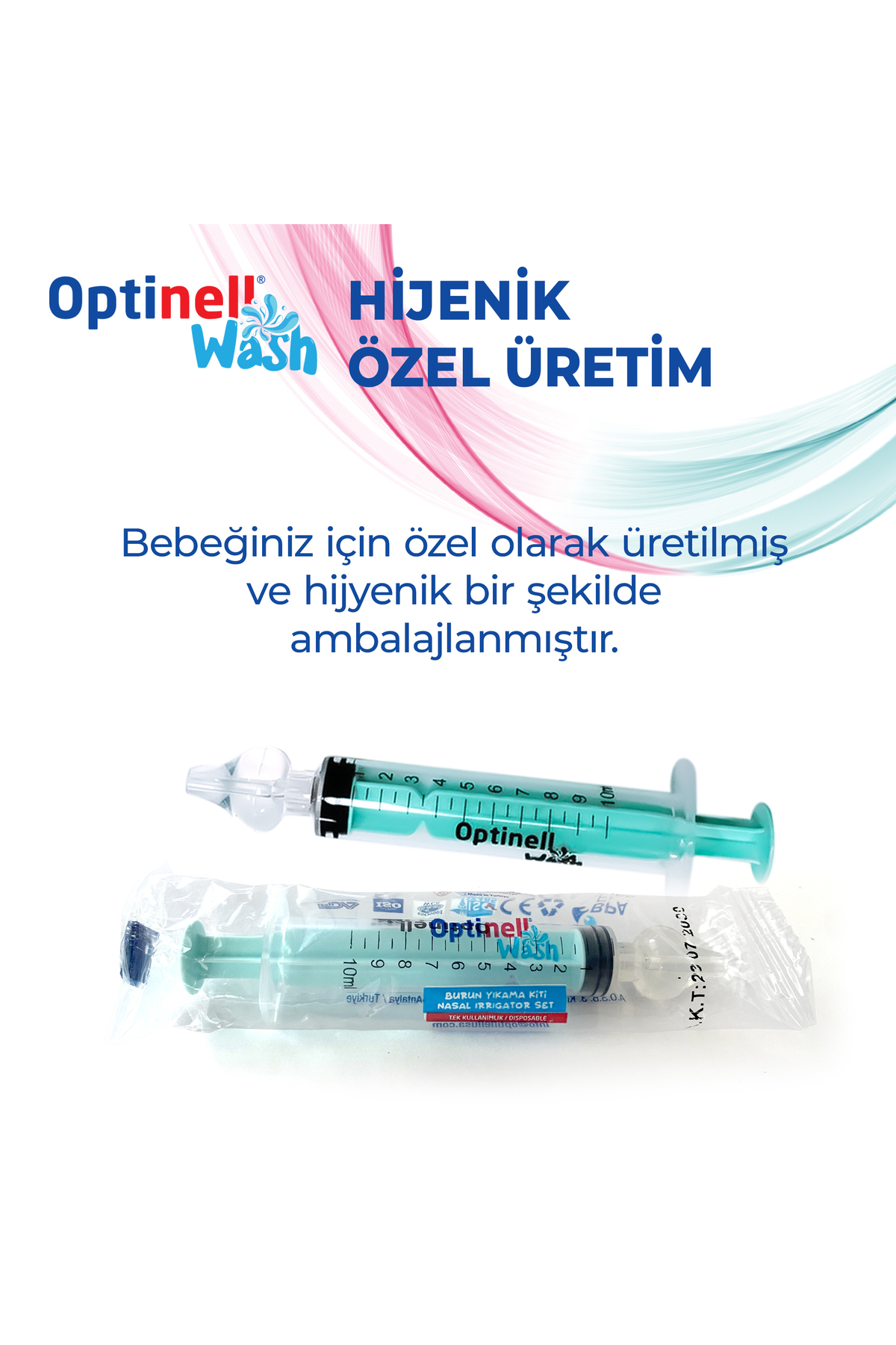 Optinell 10 'lu Şırıngalı Burun Aspiratörü Bebek Burun Temizleme Aparatı 1 Şırınga 10 ml Enjektörü fotoğrafı 7 (önizleme)