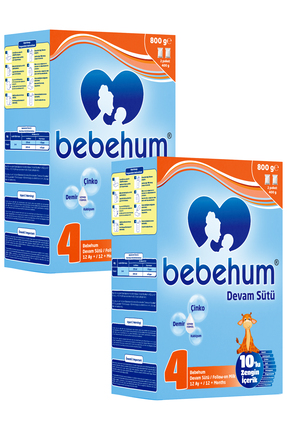bebehum 4 Numara Devam Sütü 12 Ay+ 800 gr x 2 Adet