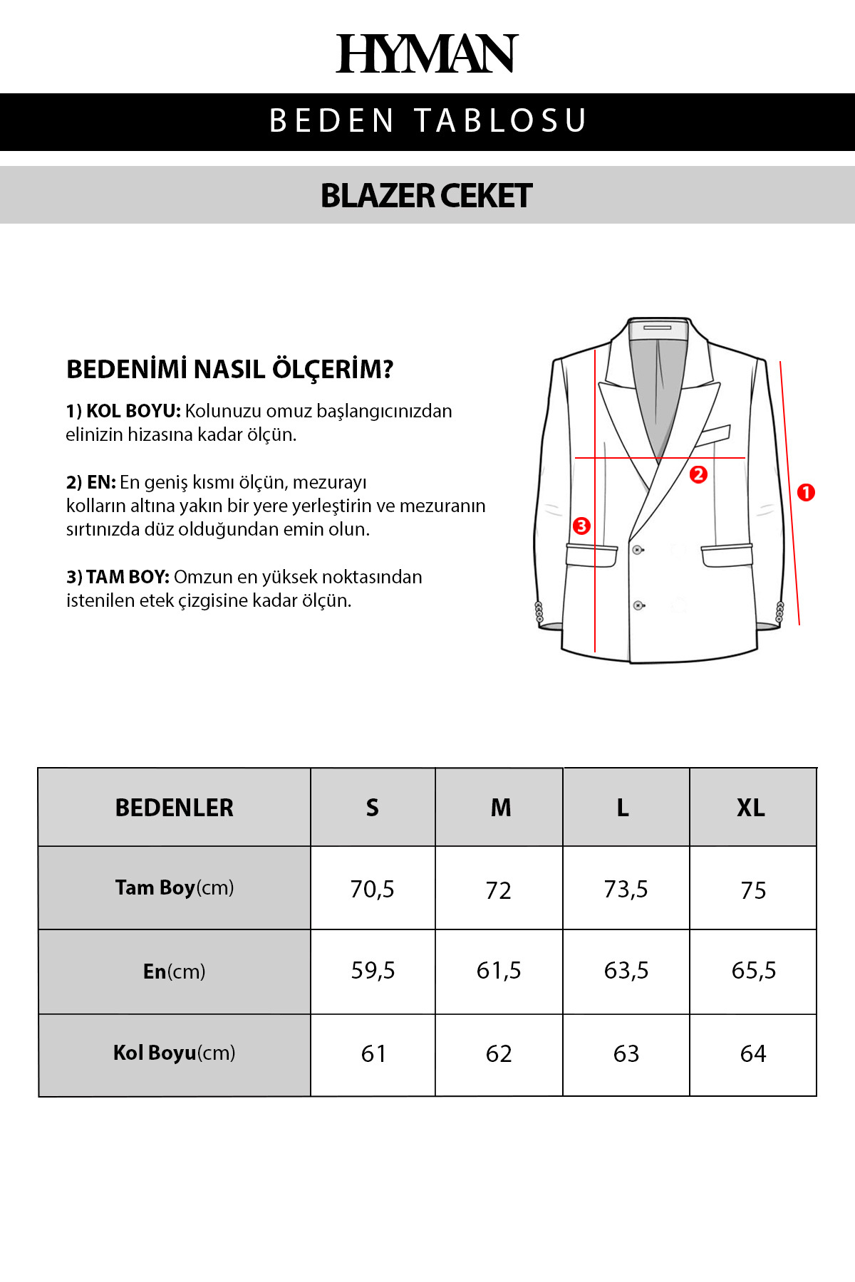 HYMAN  Erkek Oversize Blazer Ceket - Görsel 9