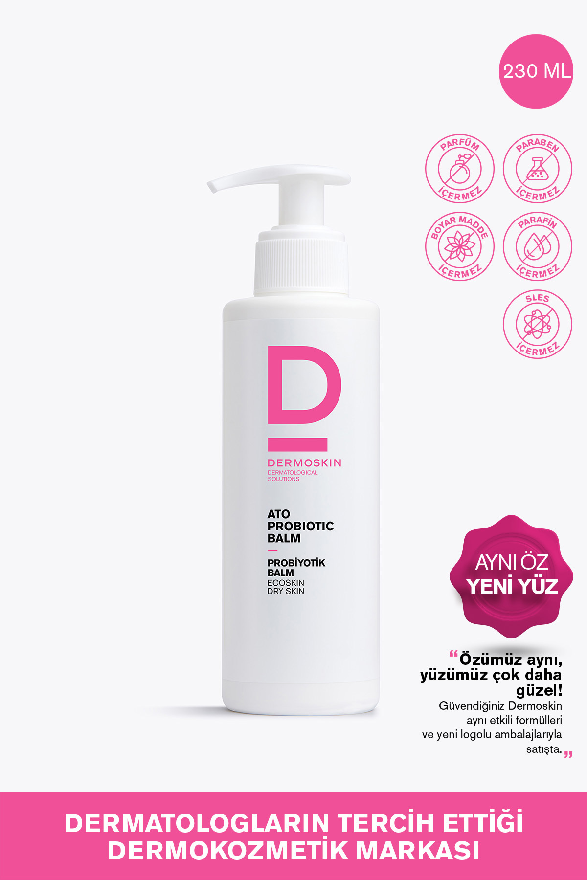 Ato Probiyotik Balm | Kuru Ciltler İçin Vücut Nemlendirici Krem | Atopik Ciltler için Bakım | 230 ml — 10093032 — تصویر 3 از 9