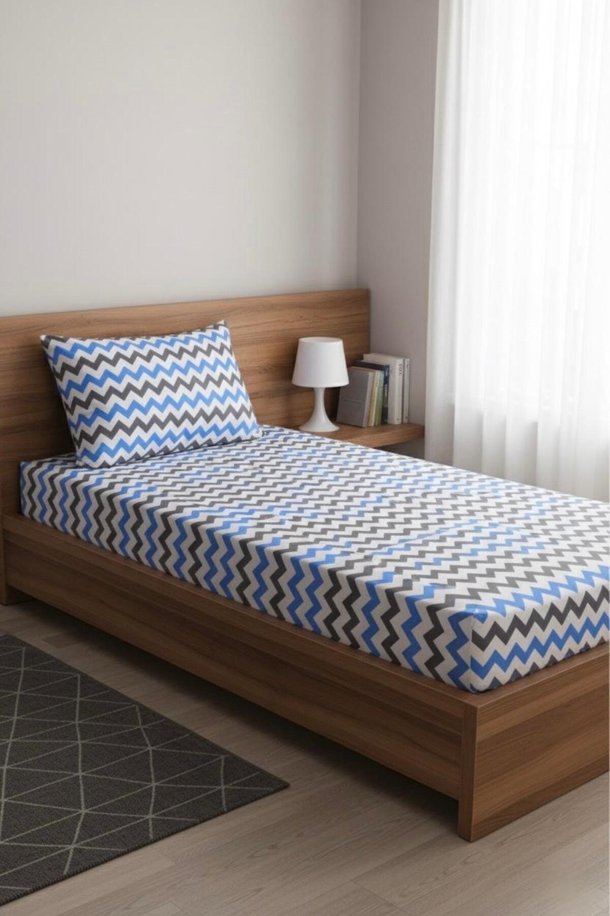 سرویس ملحفه یک نفره ecmavizigzag07 سرویس ملحفه یک نفره ecmavizigzag07