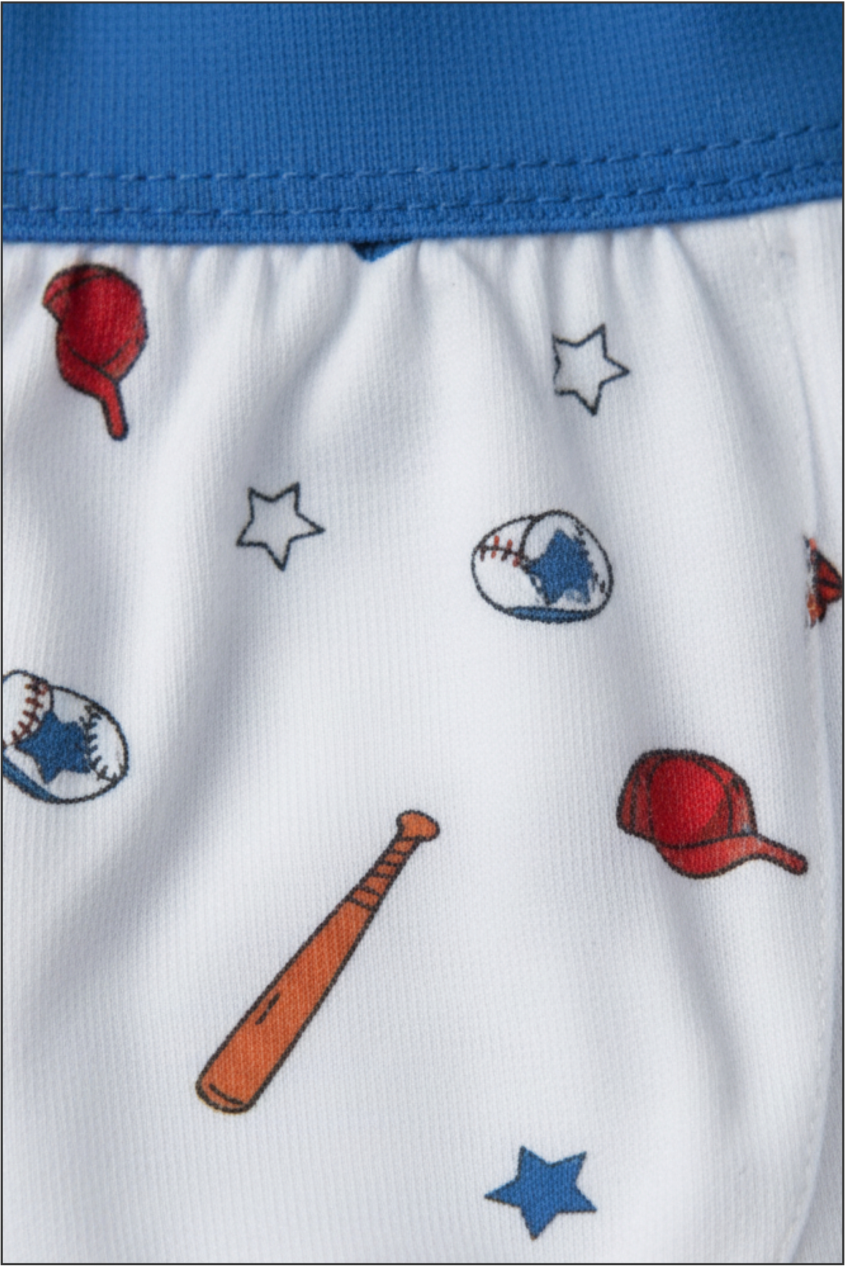 Defne Baby Erkek Çocuk Pamuklu Beyzbol Desenli Atlet Boxer İç çamaşır Takımı fotoğrafı 4 (önizleme)