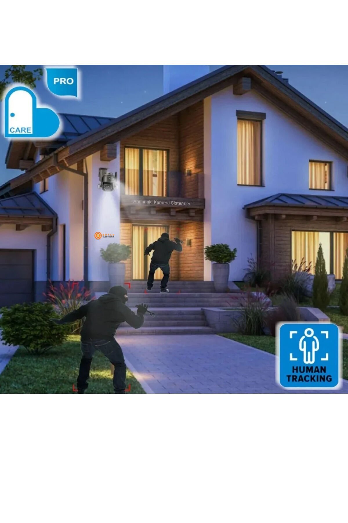 Epilons Çift Kameralı Wifi Ip Kamera 360° Hareketli Wifi İç-Dış Mekan Ptz Ses Kayıtlı Güvenlik Kamerası fotoğrafı 2 (önizleme)