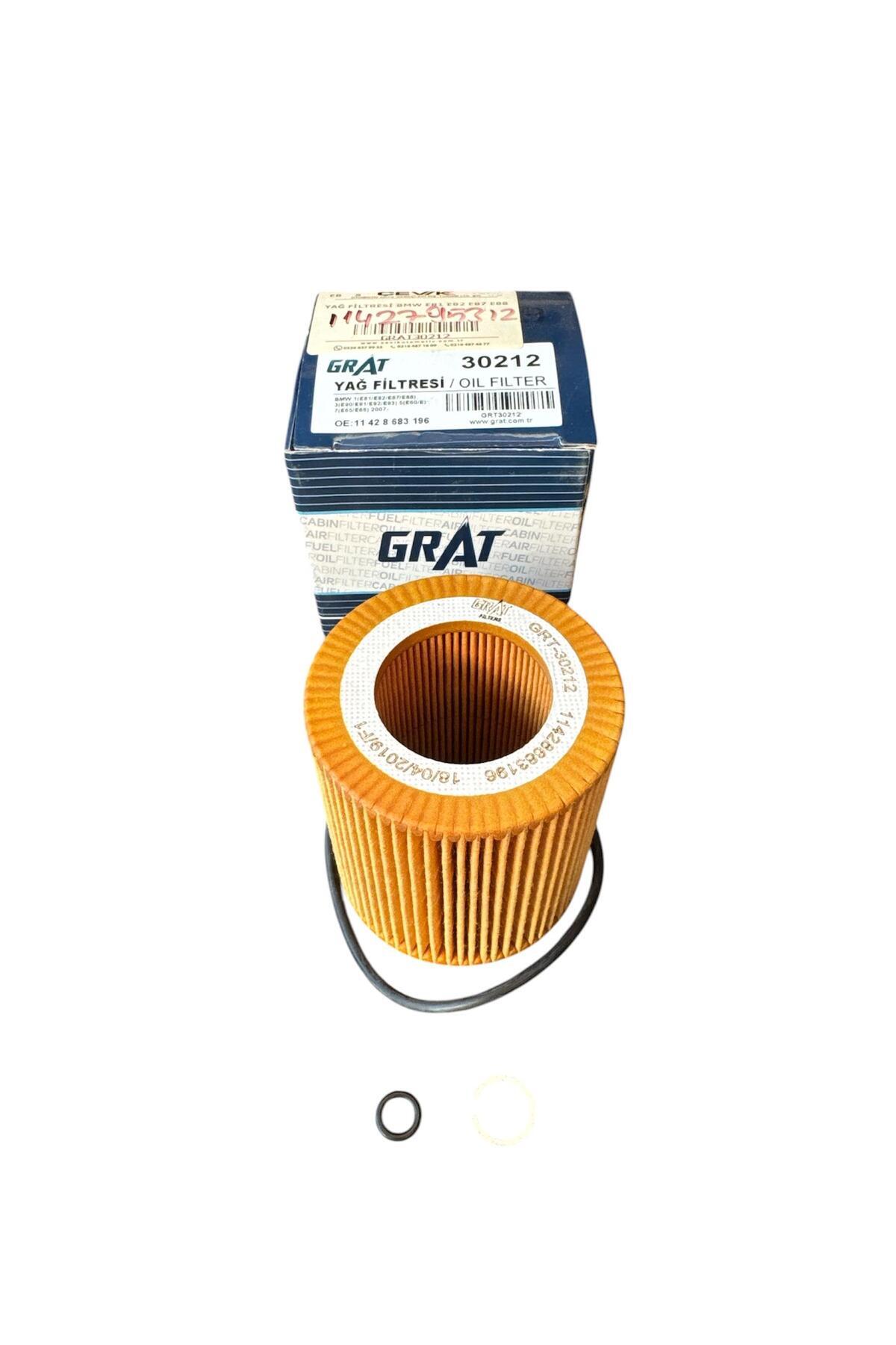 GRAT YAĞ FİLTRESİ BMW E60-E70-E87-E90-E92-N52-N53-N54-N55-M54 (01-18)/11427566327-T30212