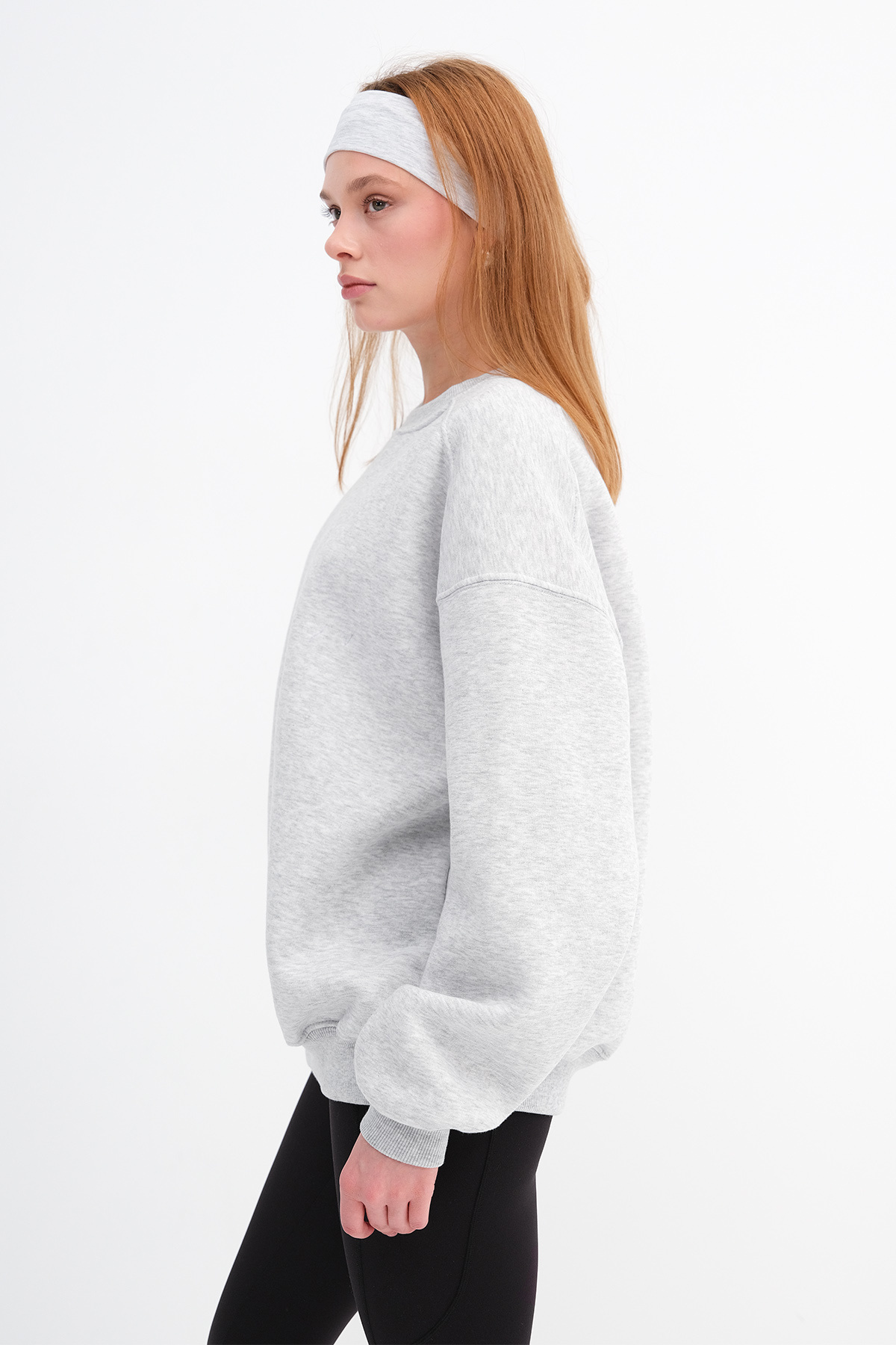 Addax  Şardonlu Basic Sweatshirt S3408-K11 - Görsel 5