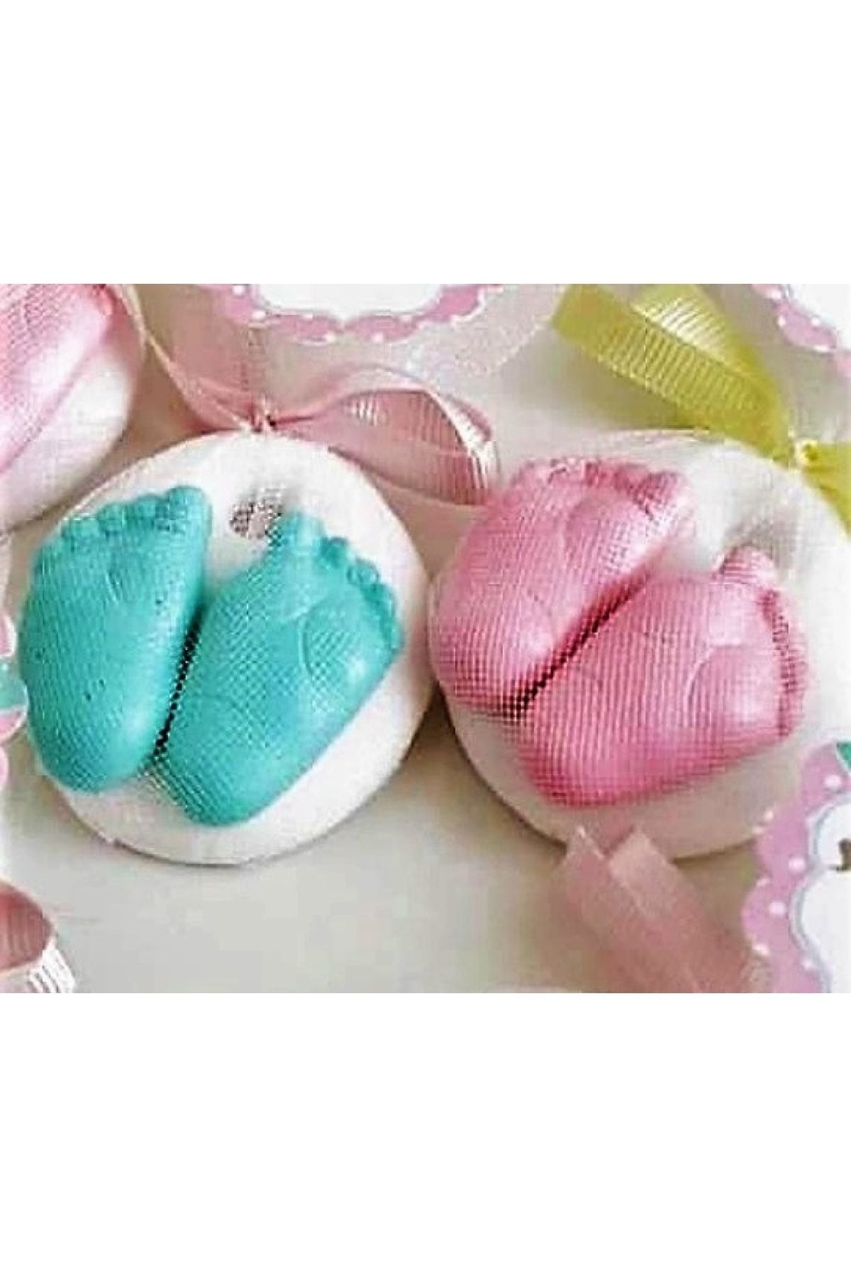 morlalem Tek Kalıpta 1 Taban 2 Ayak Bebek Ayakları, Silikon Kalıp K-247, Kokulu Taş Sabun Alçı Mum Kalıbı fotoğrafı 3 (önizleme)