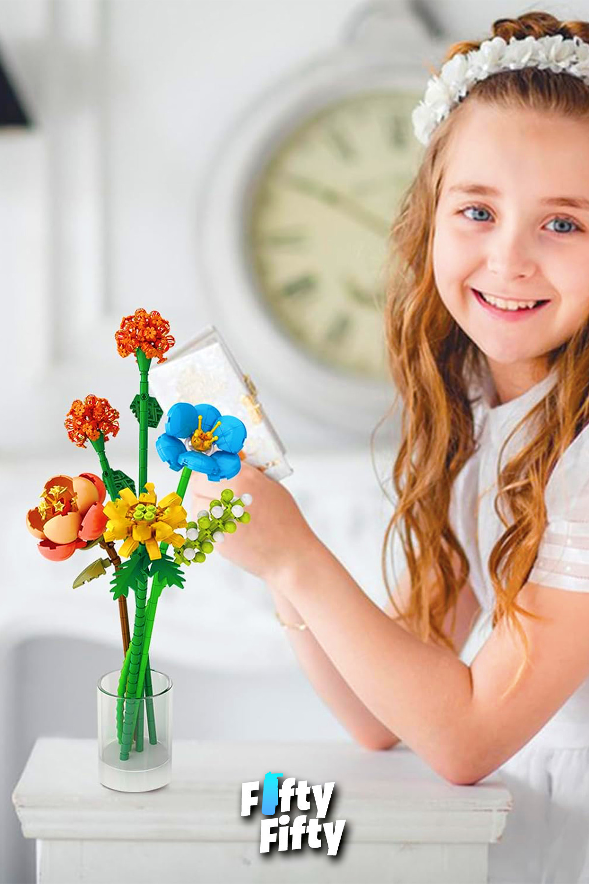 مجموعه تزئینی و کلکسیونی مدل گل ۶۳۳ تکه Ffhz-4601