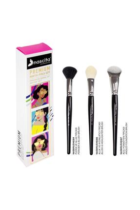 Nascita Premium En Sevilen 3'lü Yüz Makyaj Fırça Seti -154 Nasbrush 284 - 286...