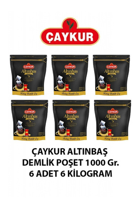 Çaykur Altınbaş Klasik Siyah Kolay Demlik Poşet Çay 6'lı 200 X 5 G