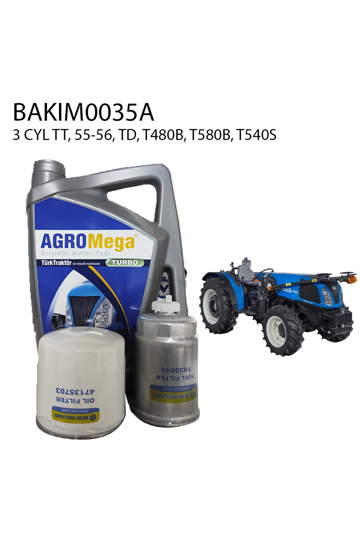 セット販売H4essential& accessory pack & BTA-1 New Holland BAKIM0035A Bakım Kiti 3 CYL TT, 55-56, TD, T480B