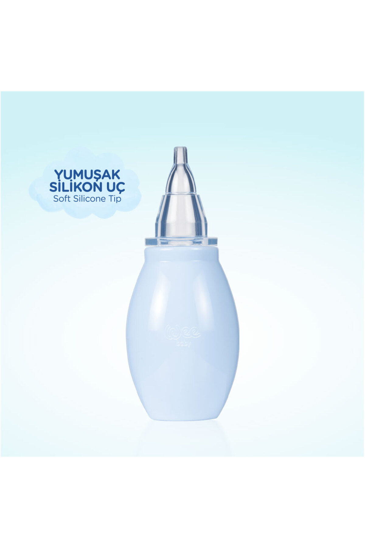Wee Baby Silikon Burun Aspiratörü - MAVİ fotoğrafı 3 (önizleme)
