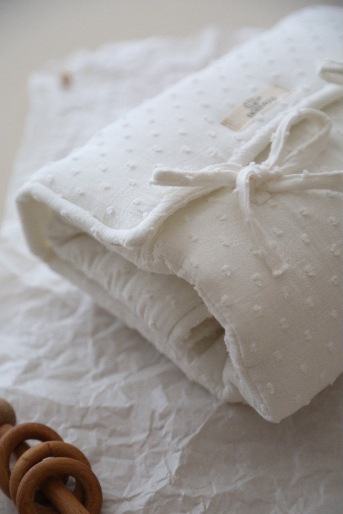 BabyKAR Alt Açma Matı Ponponlu Müslin fotoğrafı 4 (önizleme)