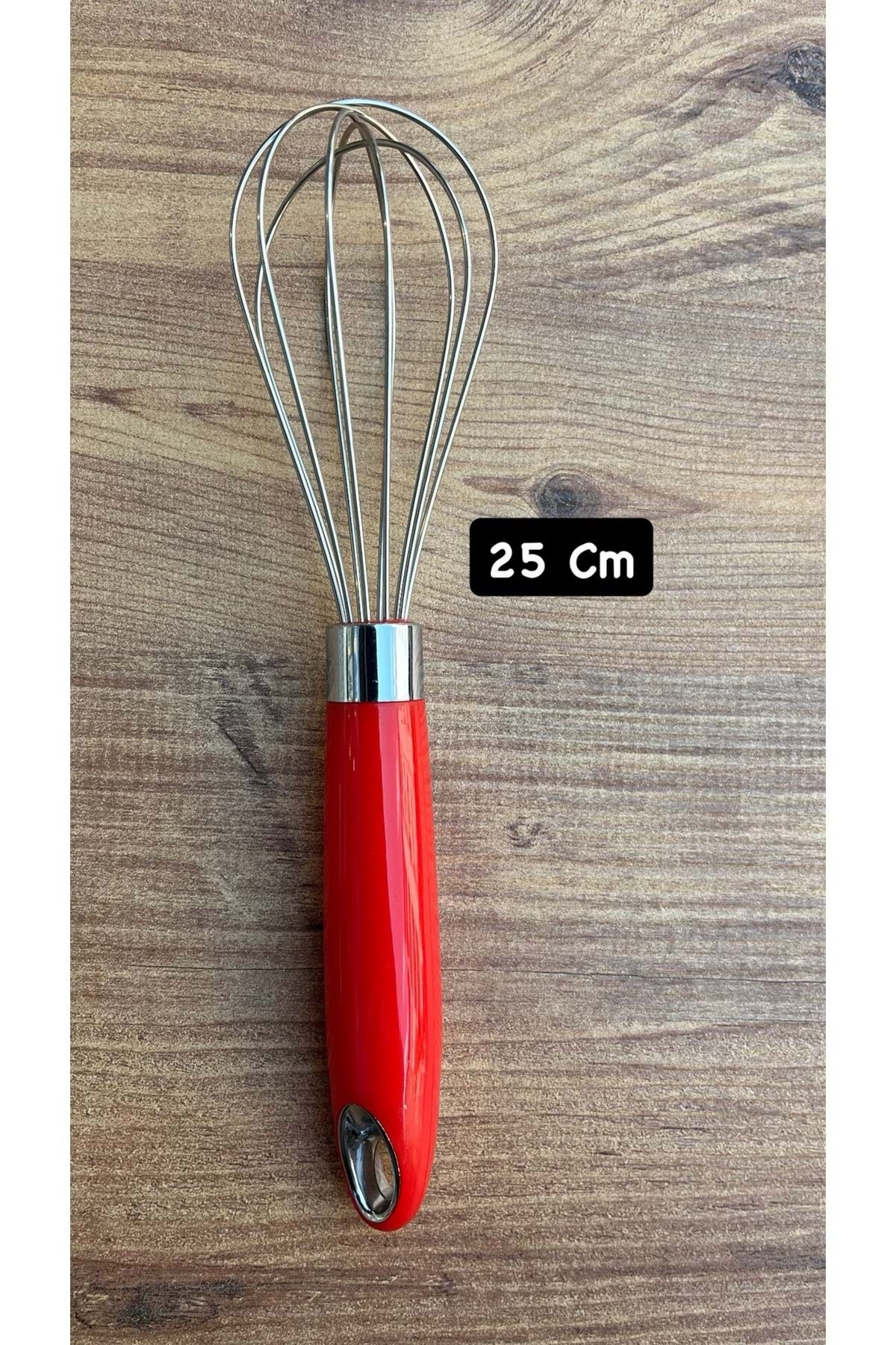 Doğuş Mutfak Paslanmaz Çelik Metal Çırpma Teli – Yumurta, Kek ve Hamur Karıştırma Mutfak Aleti 25 Cm