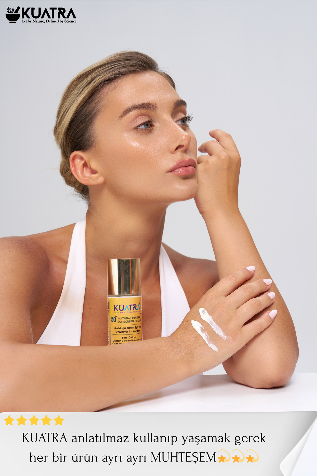 Kuatra Spf 50 Doğal-mineral Güneş Koruyucu Krem Bebek-çocuk-yetişkin Doğal Güneş Koruyucuyu fotoğrafı 5 (önizleme)