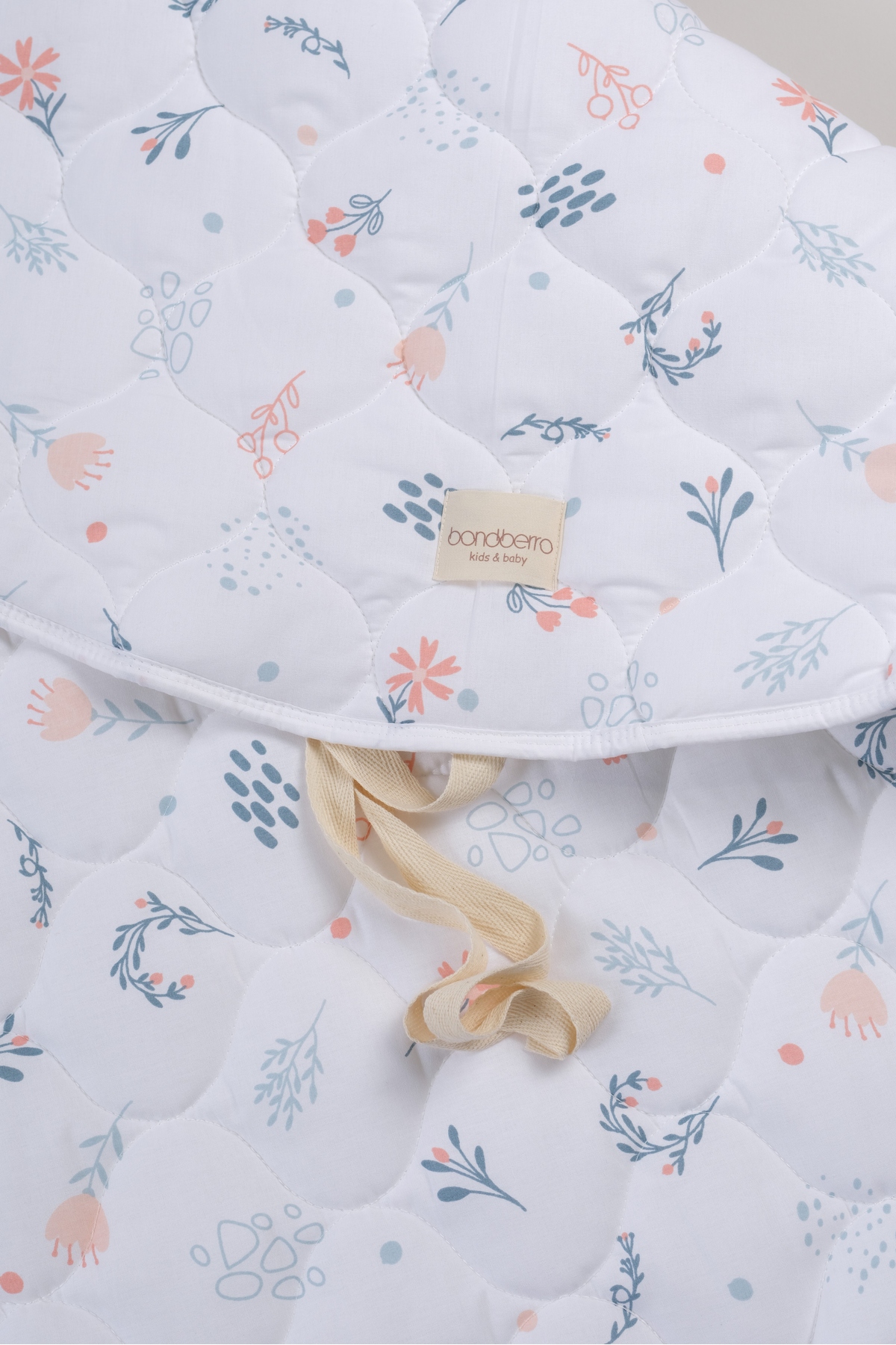 Bondberro Kapitone Bebek ve Çocuk Oyun Matı % 100 Pamuklu Kumaş içi Elyaf Dolgulu fotoğrafı 2 (önizleme)