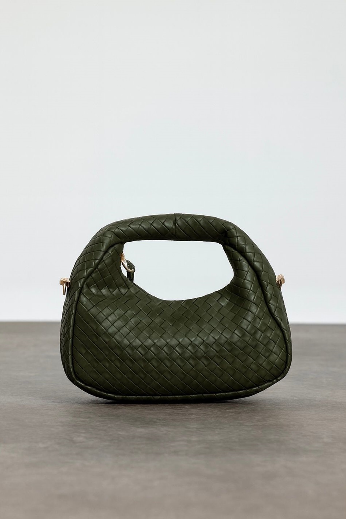 Women's Mini Joli Braided Handbag Khaki