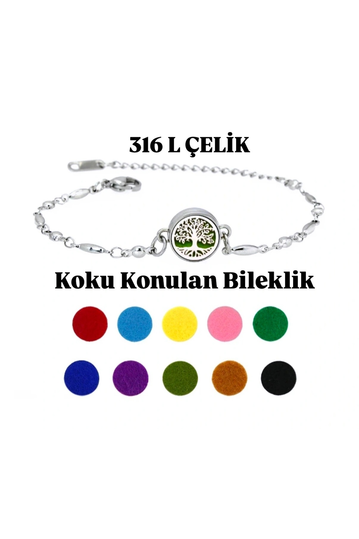 Aromatherapy Steel Bracelet Perfume Squeezed Bracelet Essential Oil Dripped Bracelet Dear Bracelet