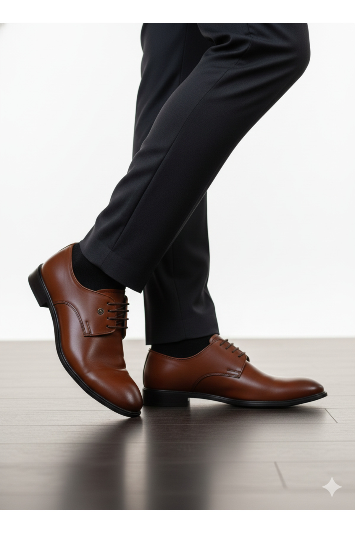 GÜR MODA AYAKKABI  KLASİK RUGAN TABA RENK ORTOPEDİK - Görsel 5