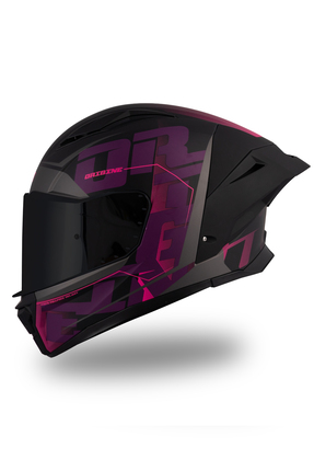Origine Pista Mugello Mat Siyah-Mor Kask