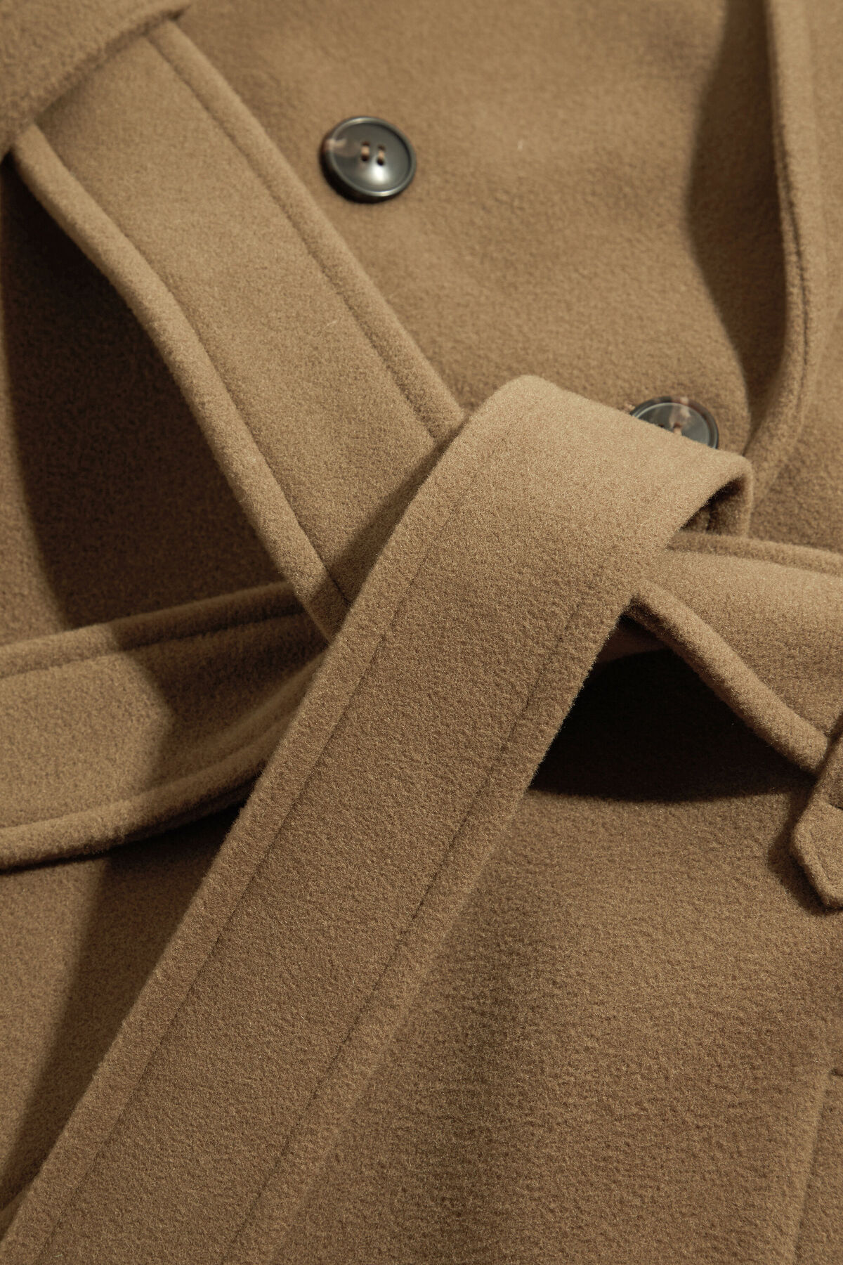 W Collection  VİZON YÜN KARIŞIMLI KABAN - Görsel 4