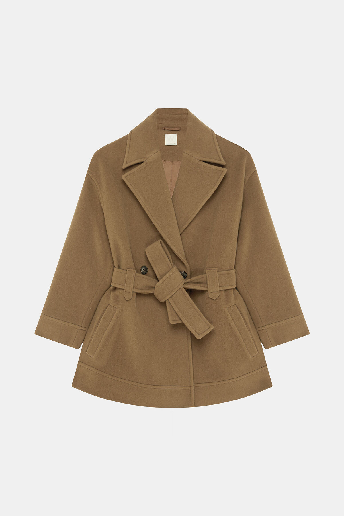 W Collection  VİZON YÜN KARIŞIMLI KABAN