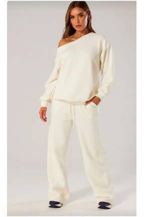 MODA YENİ ÜRÜN Kadın Omzu Düşük Oversize Basic Sweatshirt