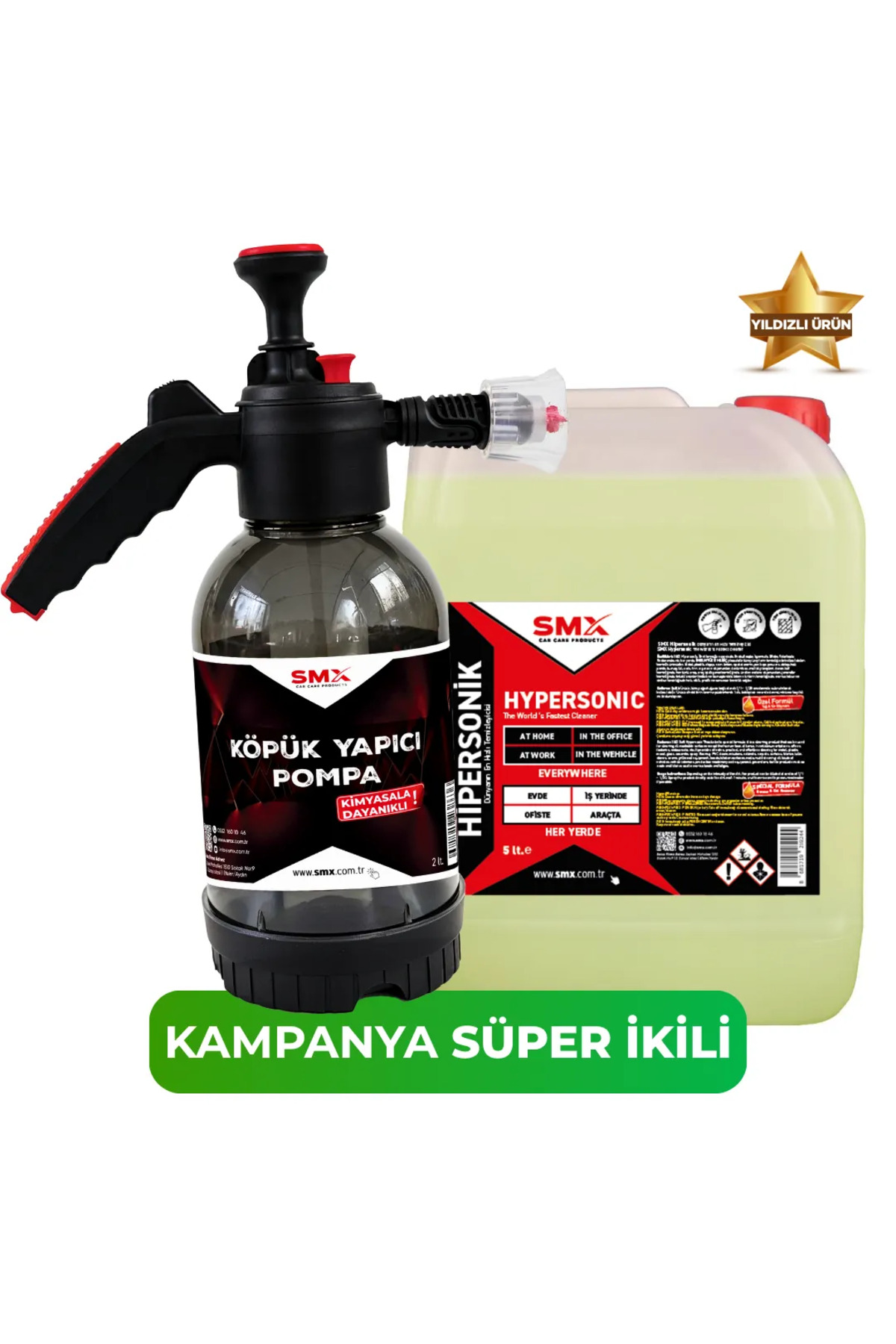 SMX HİPERSONİK - Dünyanın En Hızlı Temizleyicisi 5 KG ve Manuel SMX HİPERSONİK - Dünyanın En Hızlı Temizleyicisi 5 KG ve Manuel
