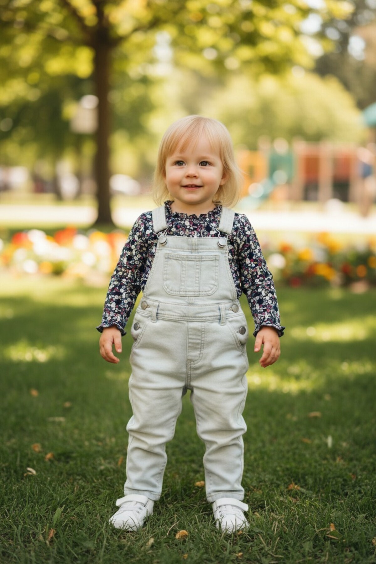 SeaBubbles Çiçekli Kız Bebek Bluz fotoğrafı 7 (önizleme)