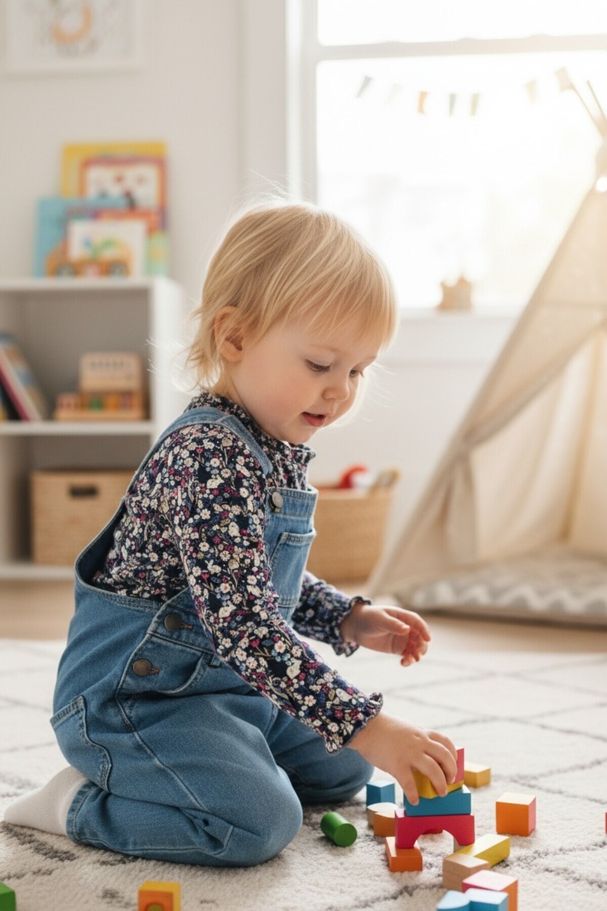 SeaBubbles Çiçekli Kız Bebek Bluz fotoğrafı 5 (önizleme)