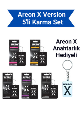 Areon X Version Süper Karma Set (5 Farklı Koku)