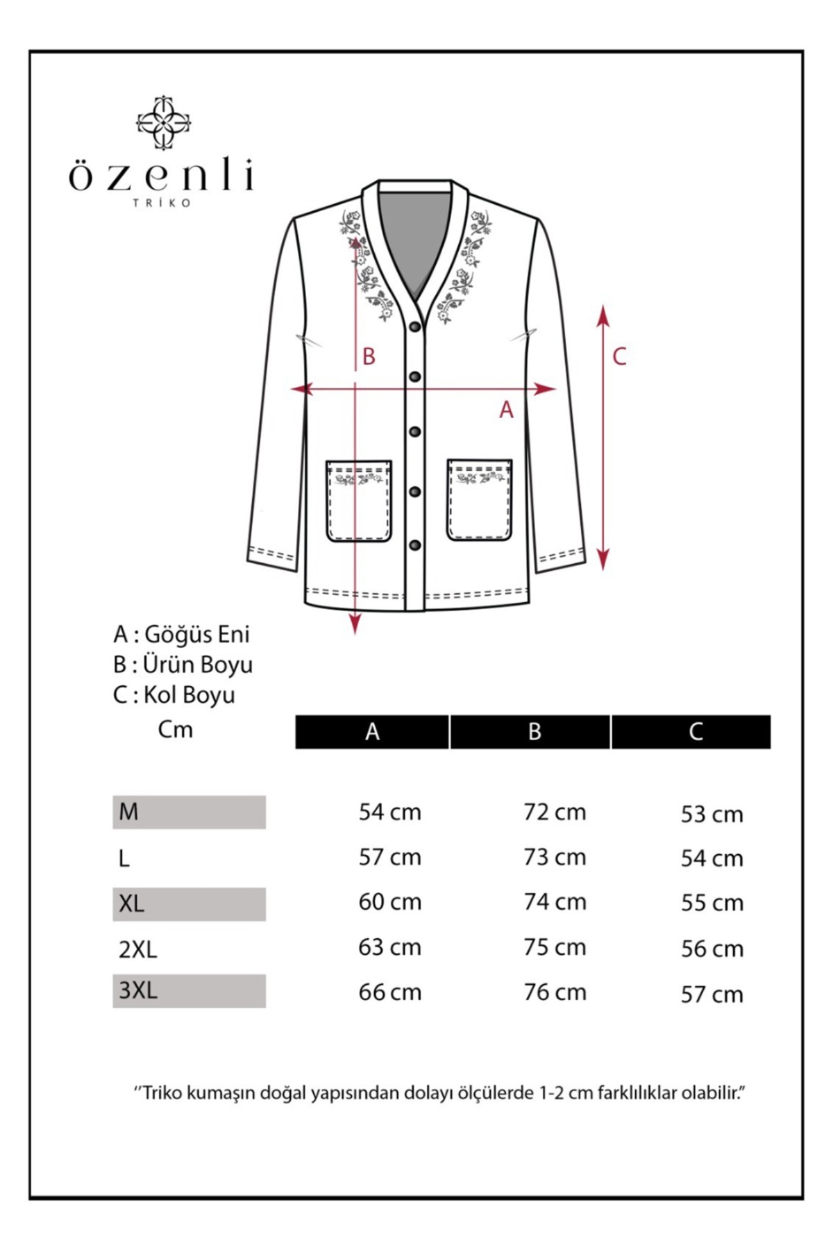 Özenli Triko  Çelik Örgü Anne Hırkası Siyah Kordone İşlemeli - Görsel 4