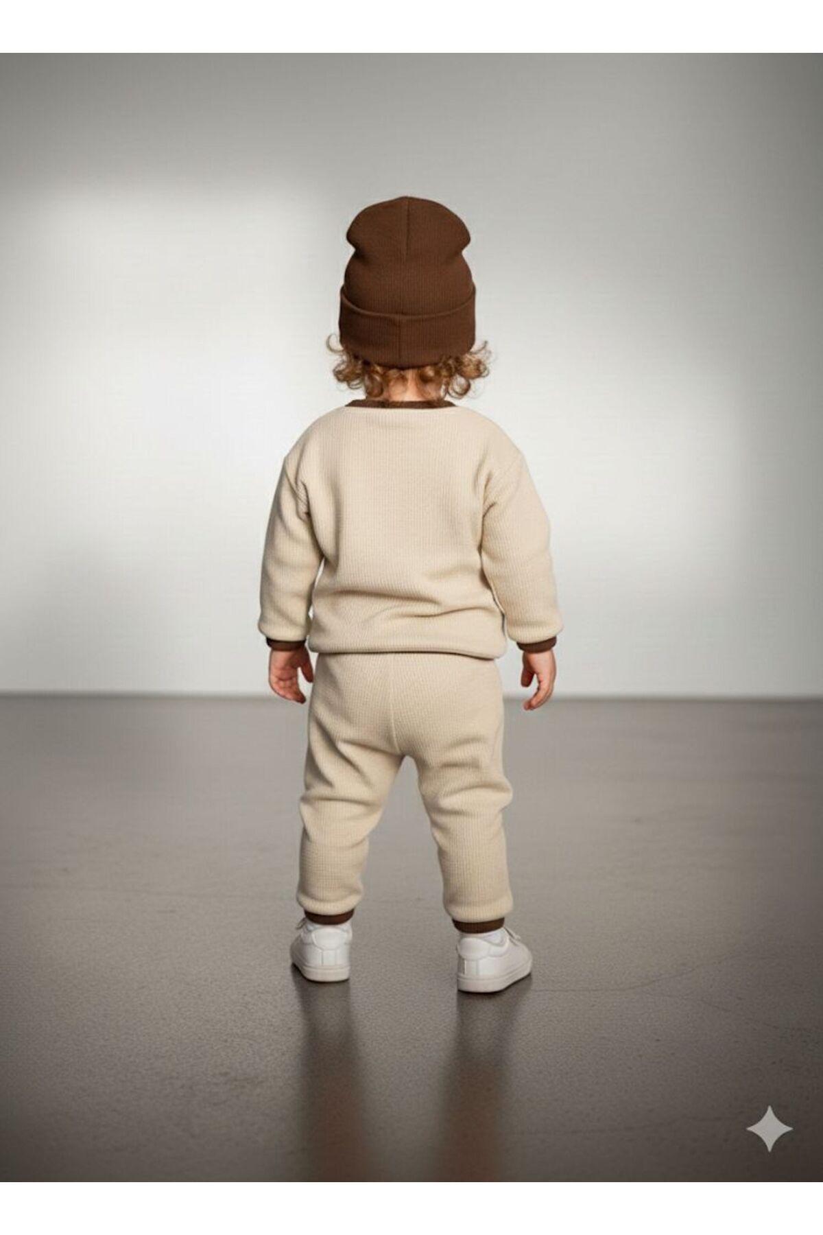 Kuğu Baby Unisex Waffle Bereli Üçlü Takım fotoğrafı 2 (önizleme)