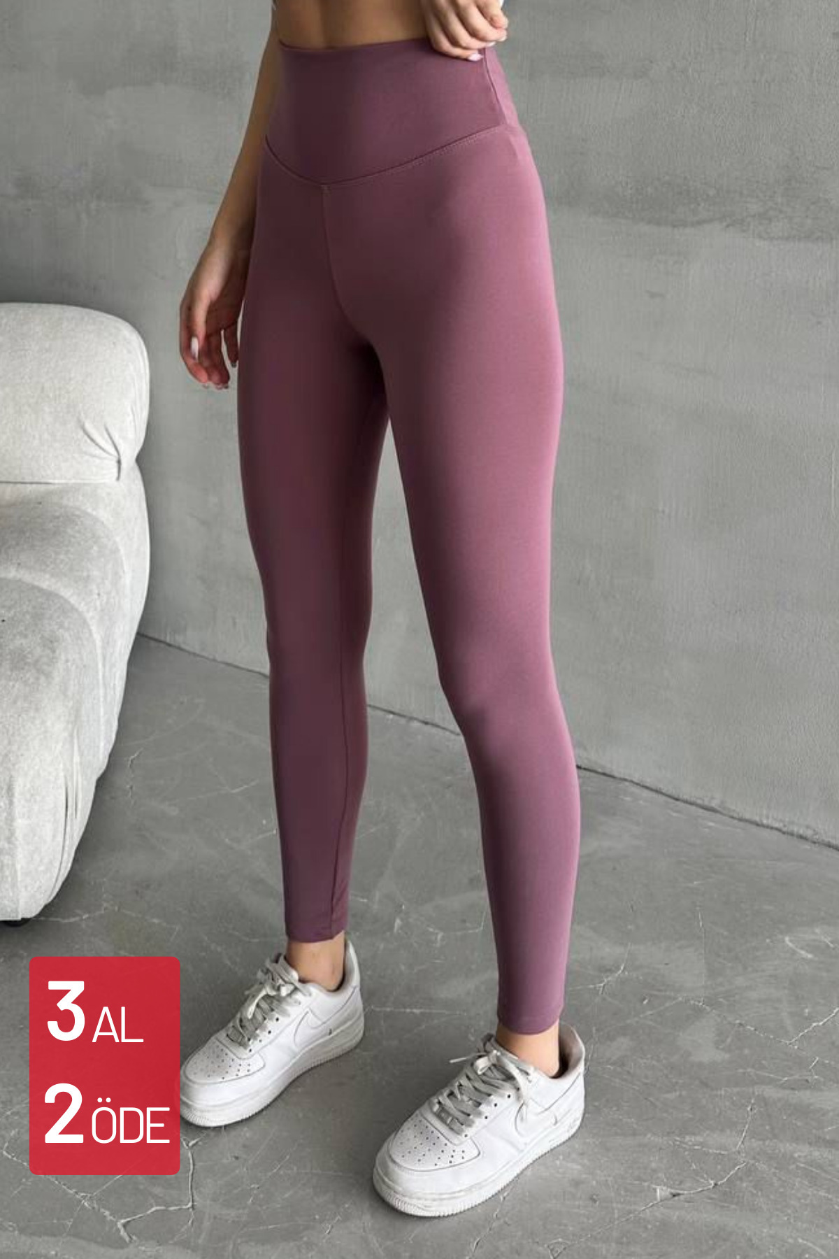 Mogi Butik Women's High Waist Raised Slimming Winter Tights 3027