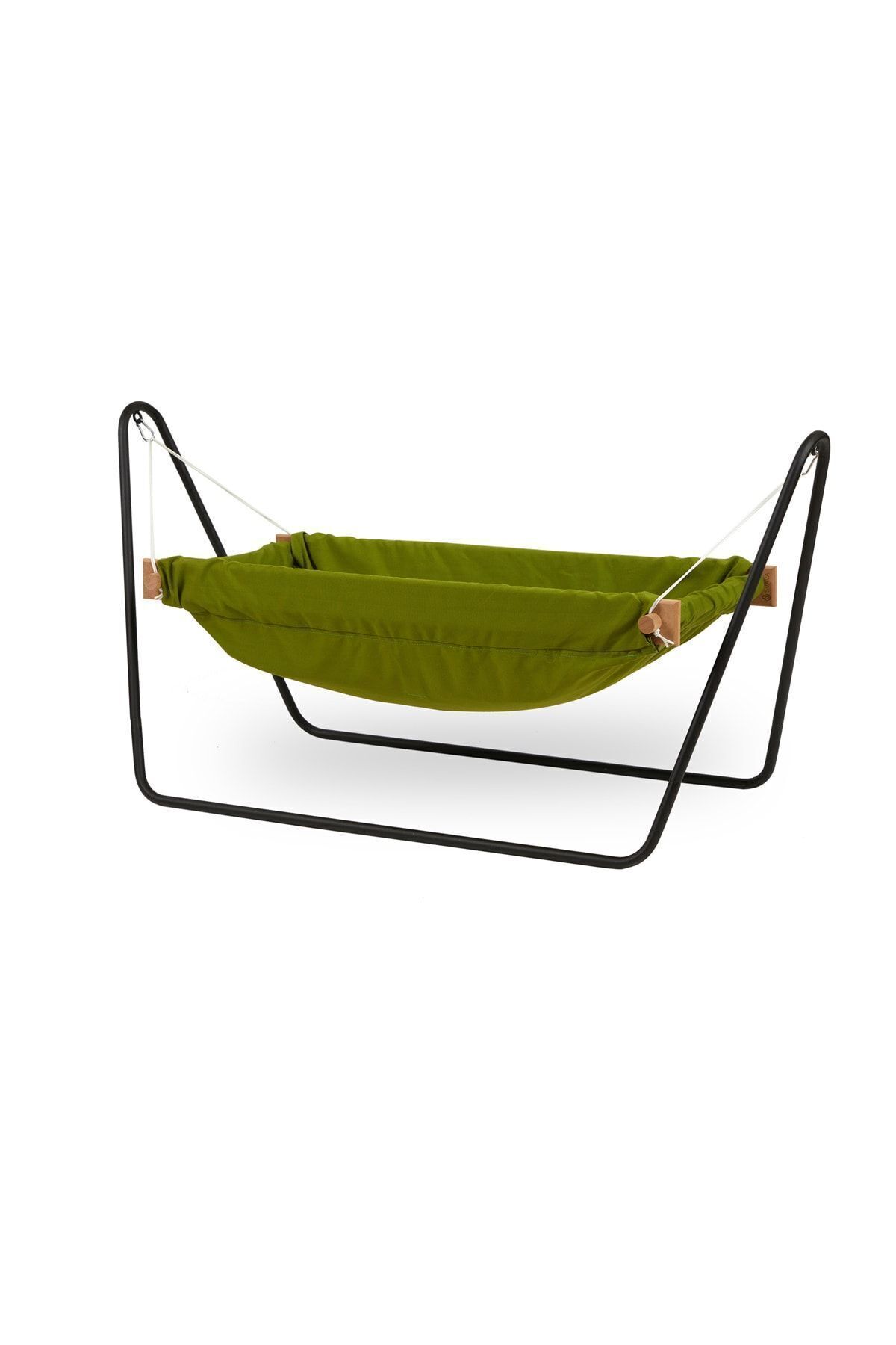 Svava Ahşap Bebek Hamak Beşik Portatif Hamak Beşik (Yeşil) fotoğrafı 4 (önizleme)