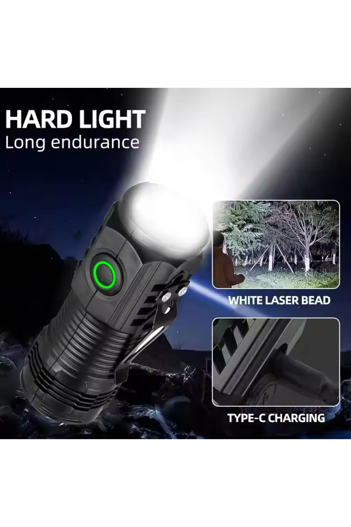 Choice S01 White light New Ultra Powerful Flashlight 3 Core LED Mini Tactical...