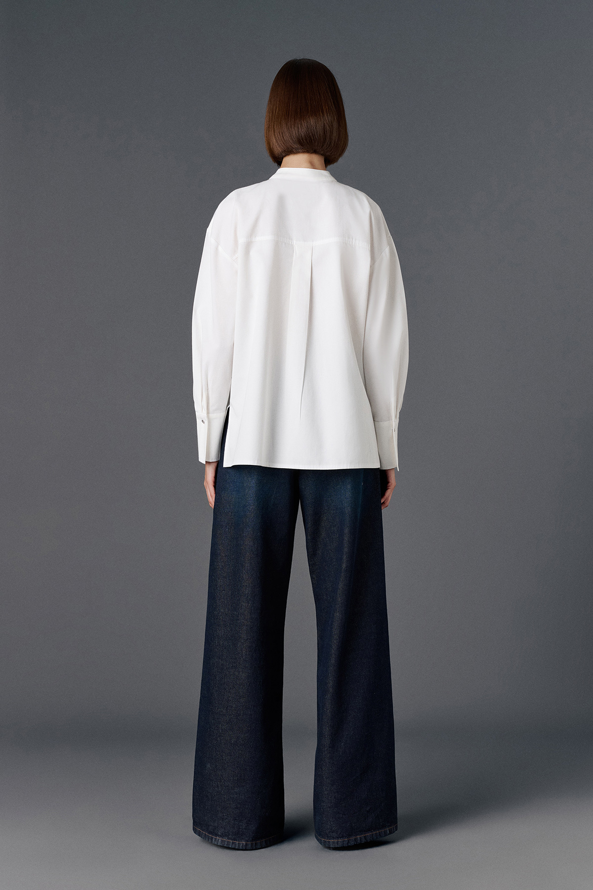 VATKALI  Hakim yaka oversize gömlek - Görsel 5