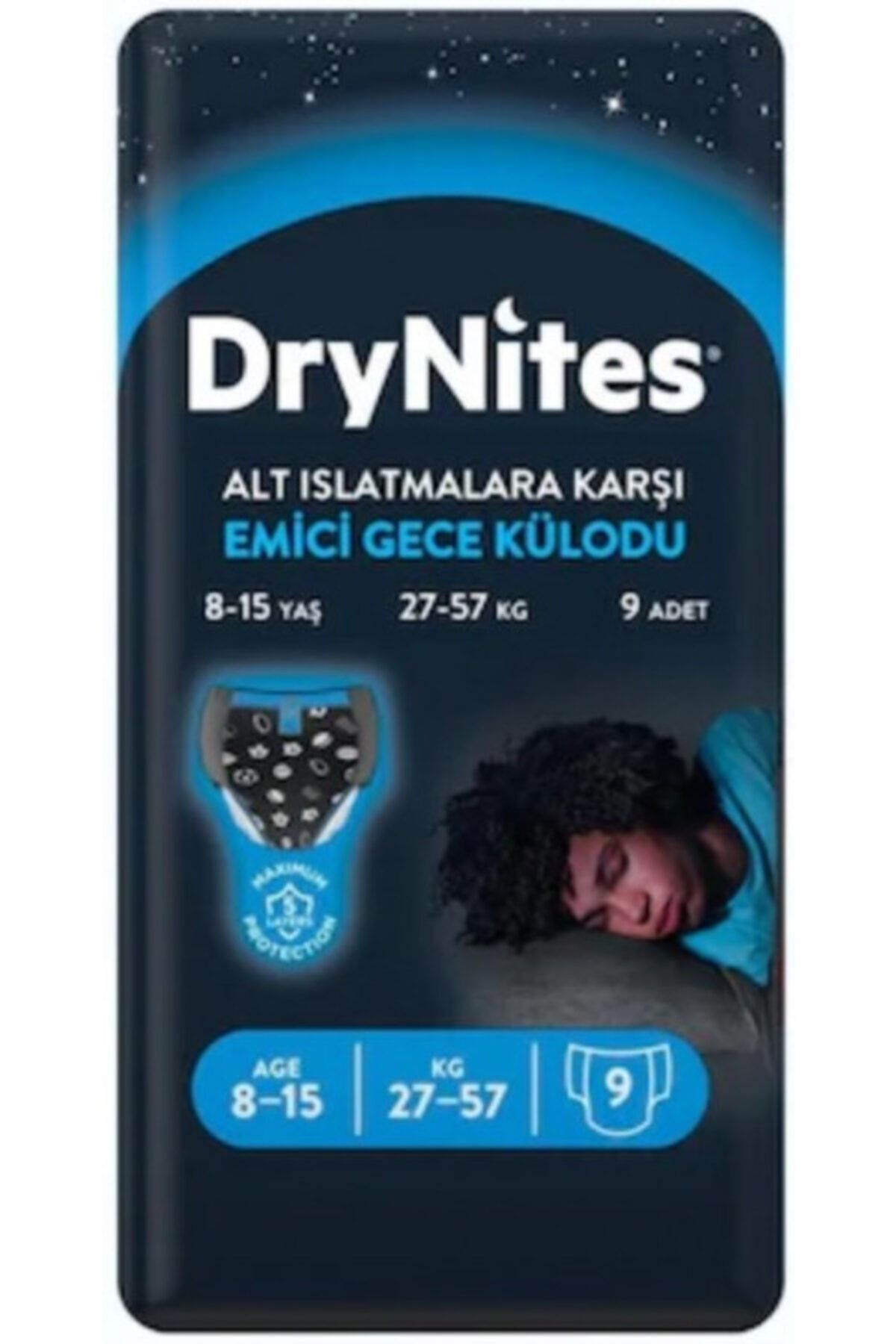 Huggies DRYNİTES EMİCİ GECE KÜLOT BEZ ERKEK 8-13 YAŞ 9 LU 3 PAKET fotoğrafı 4 (önizleme)