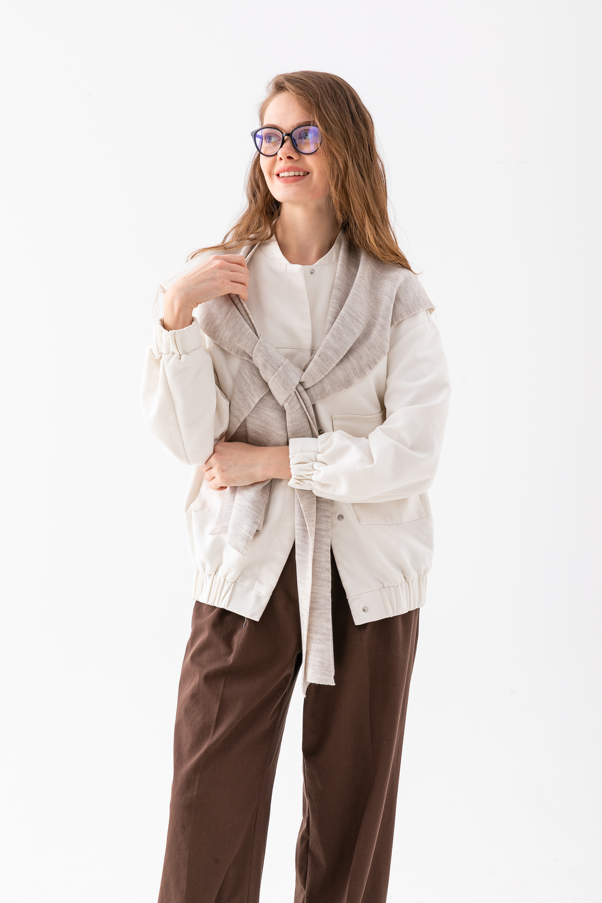 Wega Moda  Kare Parçalı Patchwork Atkı - Spor Triko Örme Omuz Atkısı | Unisex Boho Şal - Atkı - Görsel 5