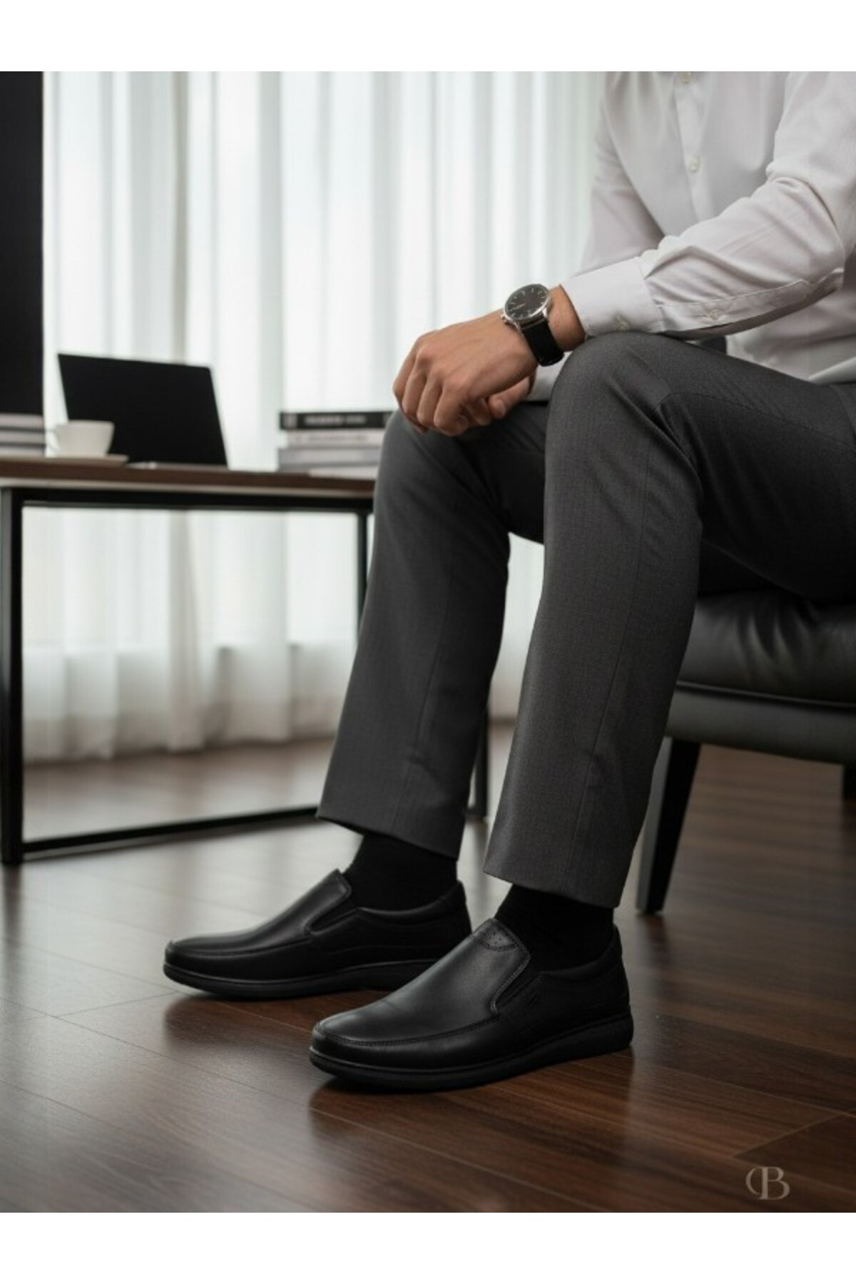 MAGIC SHOES Hakiki Deri Günlük Ortopedik İç tabanlı Mevsimlik Baba Ayakkabısı