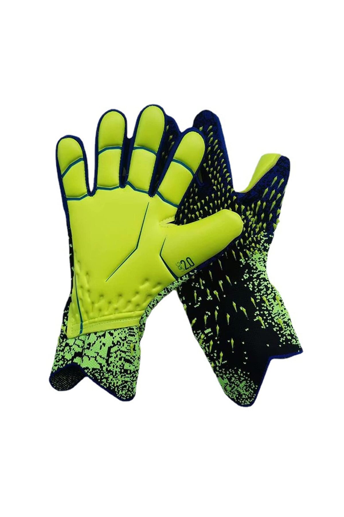 قفازات حارس مرمى كرة القدم للشباب قابلة للتهوية وق...