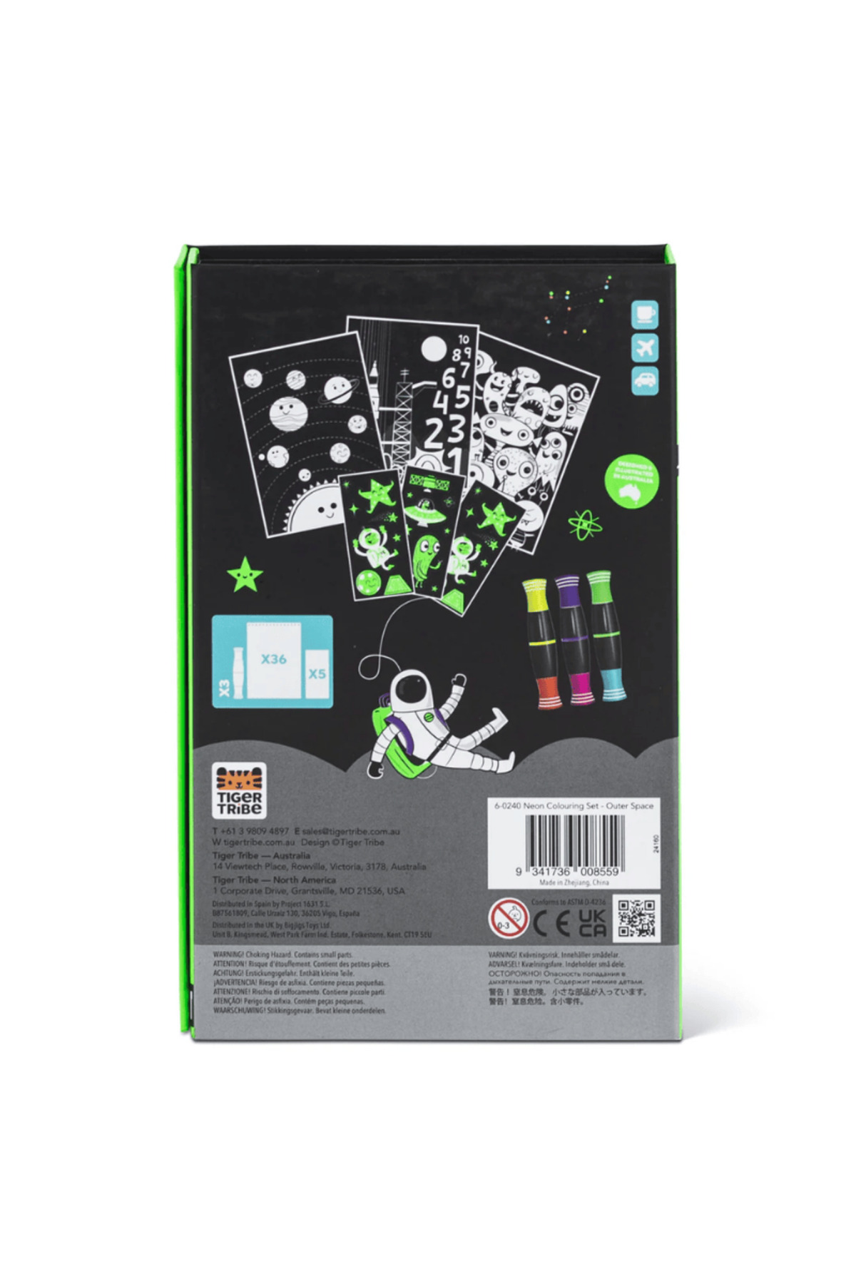 مجموعه نقاشی Tribe Neon – فضای بیرونی