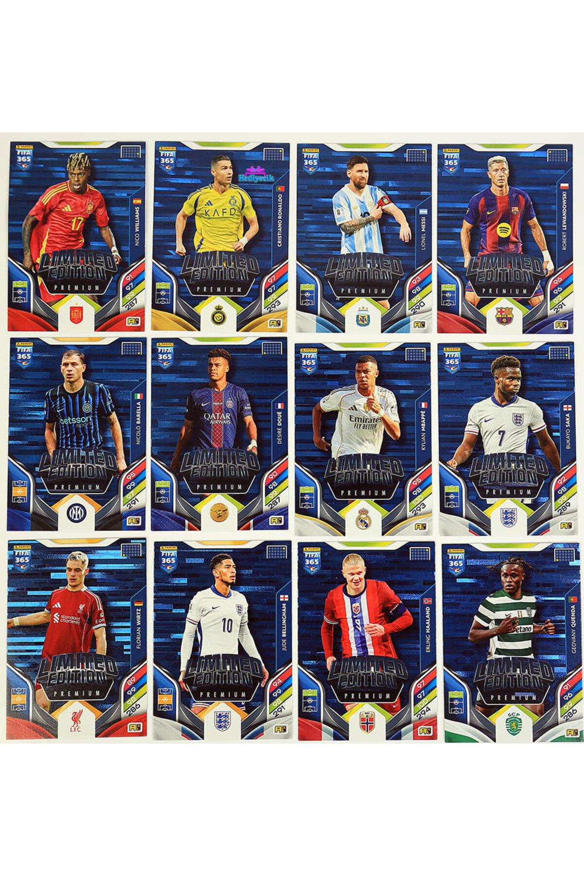 hediyecik Special Limited Edition Panini FIFA 365 2026 Adrenalyn