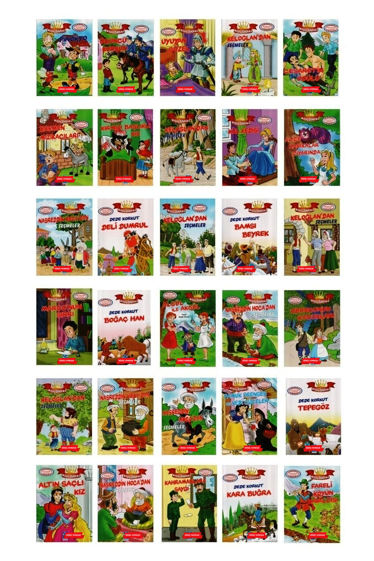 GÖNÜL YAYINCILIK 1. Sınıf Ve Anasınıfı Için Büyük Boy Hikaye Ve Masal Seti 30 Kitap fotoğrafı 3 (önizleme)