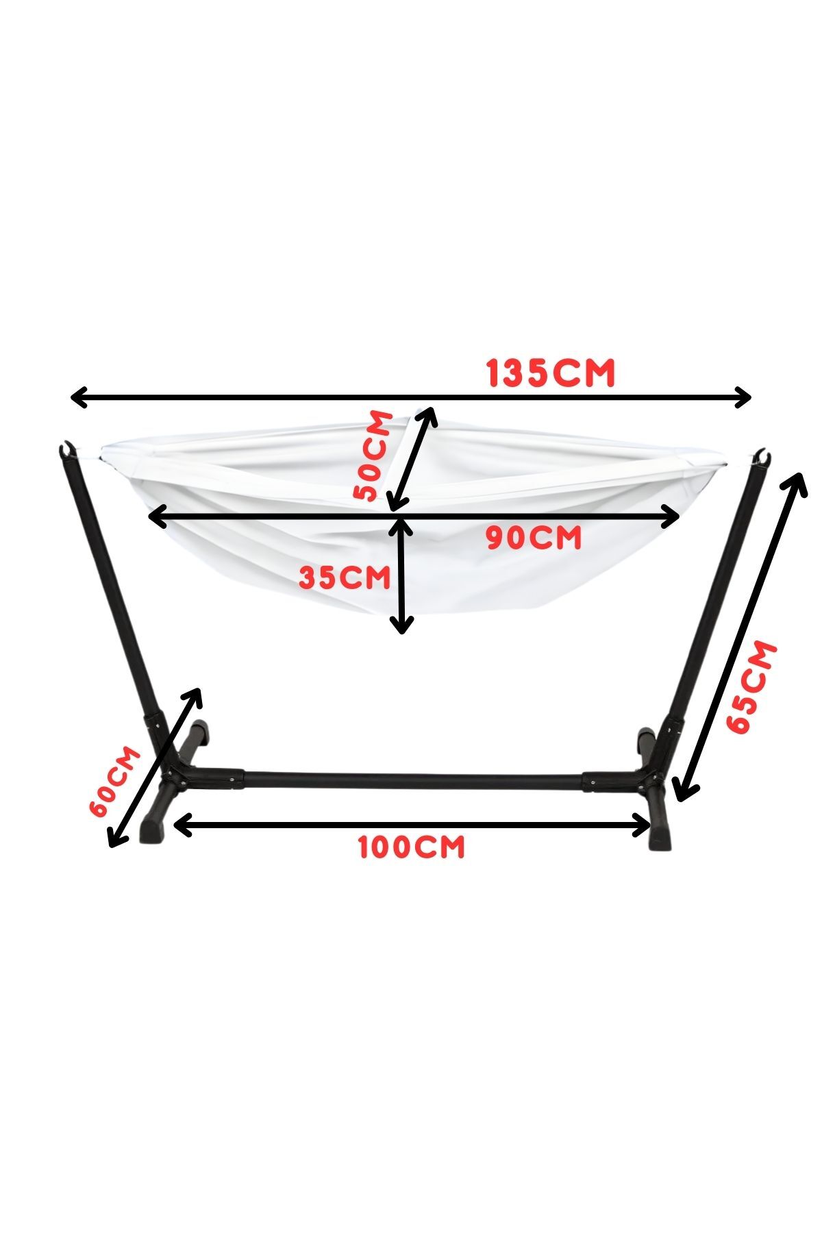 Svava Stantlı Kayık Hamak - Bebek Hamak Beşik (Mor) fotoğrafı 6 (önizleme)